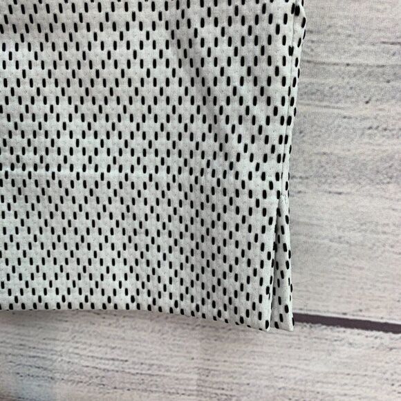 WHBM Crop Pants sz 00 White Black Pattern Pull On New NWT - Picture 5 of 11